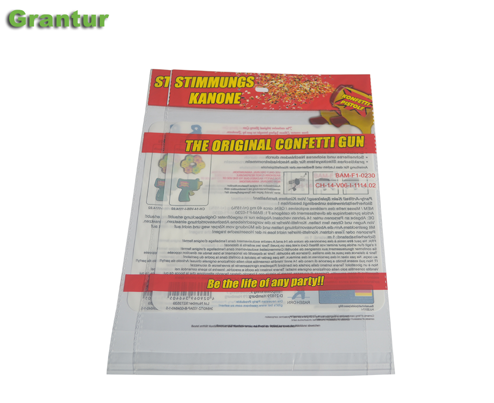Custom printed opp bags with strong seam