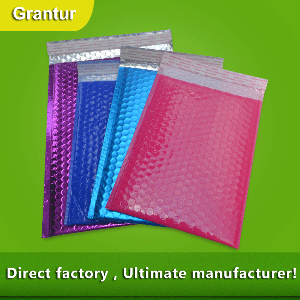Colorful Metallic bubble Mailer wholesale Metallic bubble envelope