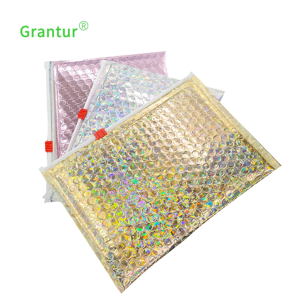 Metallic foil bag holographic envelope bag 0