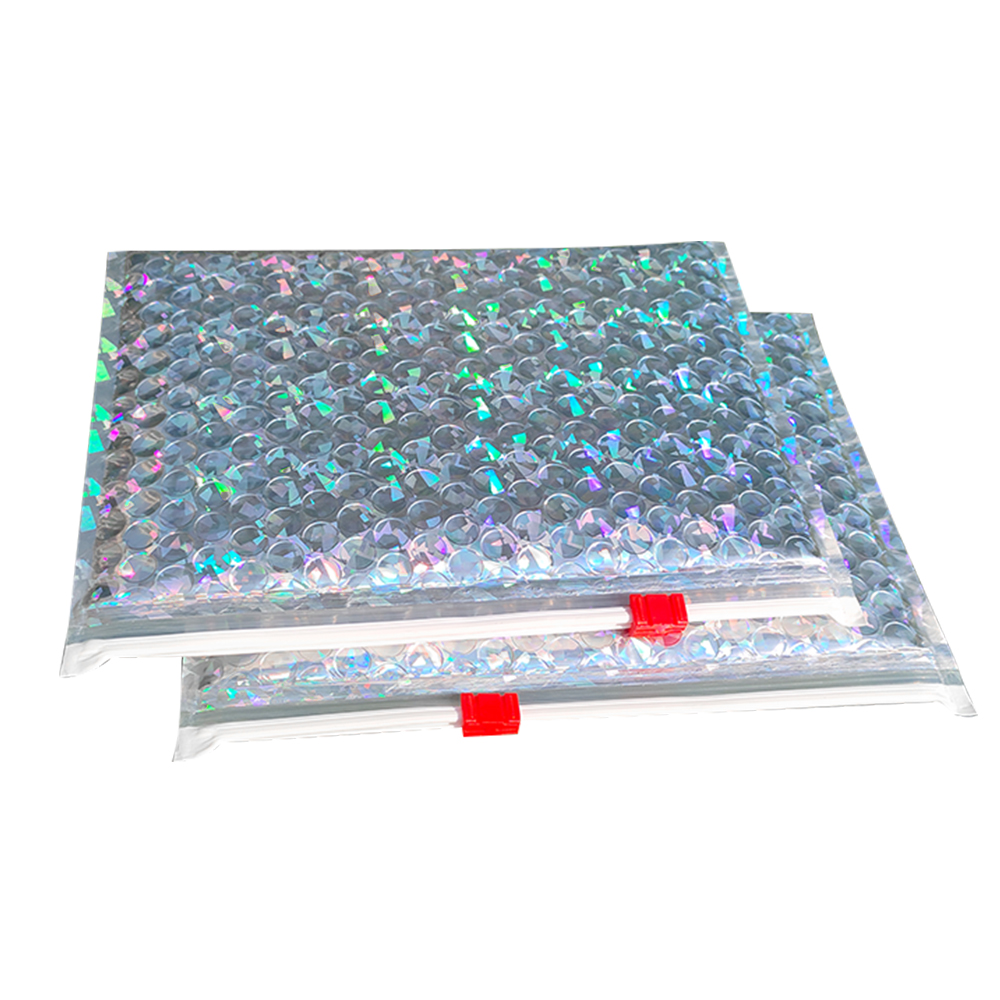 Custom Logo Zipper Bubble bag